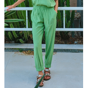 Esqualo - Trousers crinkle modal