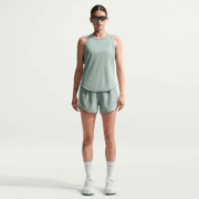 Nike - Short de course Dri-FIT à taille mi-haute avec slip intégré pour femme