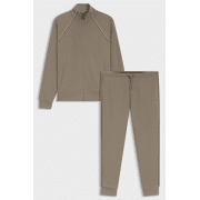 Hugo Boss - Trainingspak met contrastbiezen van katoenmix