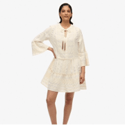 Superdry - Robe chemise mi-longue oversize