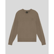 Lyle&Scott - Ontspannen geribde trui met ronde hals
