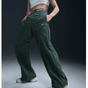 Nike - Sportswear Everything Wovens Damesbroek met halfhoge taille en open zoom