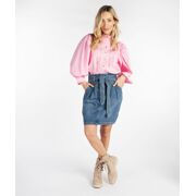 Esqualo - Skirt Jeans Paperbag - Jeansrok