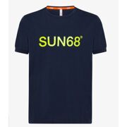 Sun68 - T-shirt Print Fluo Heren