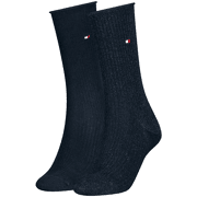 Tommy Hilfiger - Women Sock 2p Lurex Roll Top