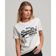 Superdry - VL Embellish T-Shirt - Dames 