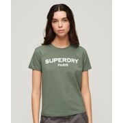 Superdry - SPORT LUXE GRAPHIC FITTED TEE