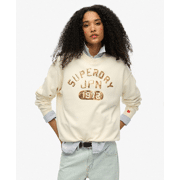Superdry - Sweater embellished Varsity - Dames 