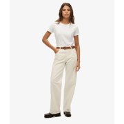 Superdry - Jeans met wijde pijpen en middelhoge taille