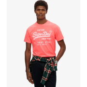 Superdry - T-shirt décontracté Vintage Logo Neon
