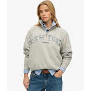 Superdry - Athletic ESS Applique half zip Sweater - Dames 