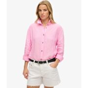 Superdry - Chemise boyfriend décontractée en lin