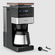 KT842810 KRUPS koffiezetter met koffiebonen of gemalen koffie