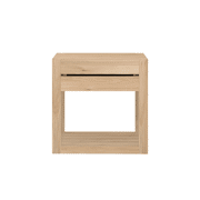 Oak Azur bedside table  (1 drawer) - 48 x 44 x 48 cm 