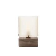 Eve Cubo walnut tafellamp