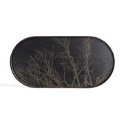 Black Tree oblong houten dienblad M