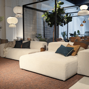 Edda sofa 'stipa light beige' (outlet)