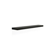 Oak Black wall shelf