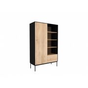 Oak Blackbird Storage Cupboard - 178 x 45 x 110 cm