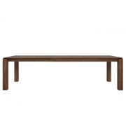 Walnut Slice Extendable Dining Table - 180 x 100 x 76/280 x 100 x 76 cm