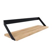 Oak Ribbon Wall Shelf