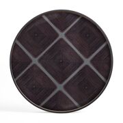 Slate Linear Squares Glass Dienblad XL