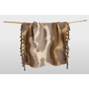 Mohair tie-dye plaid