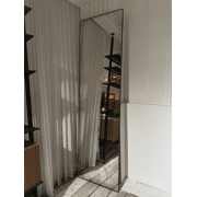 Aged floor mirror rectangular  (outlet)