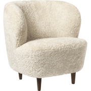 Stay Lounge sheepskin - wooden legs