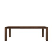 Walnut Slice Extendable Dining Table - 160 x 90 x 76/233 x 90 x 76 cm