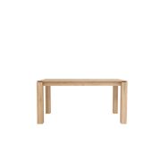 Oak Slice Dining Table - 160 x 90 x 76 cm