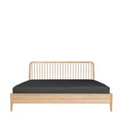 Oak Spindle bed - 190 x 210 x 97 cm