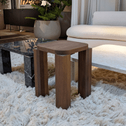 Atlas stool fumed oak (outlet)