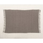 Brush Reversible Throw Rolled Fringes