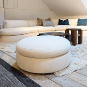 Coda ottoman round (outlet)