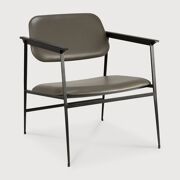 DC lounge chair olive leather (outlet)