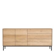 Oak Whitebird Sideboard - 2 doors - 3 drawers - 180 x 90 x 45 cm