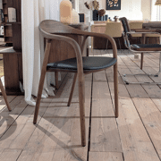 Artisan Neva stoelen zwart leder (outlet)