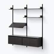 Living Shelf Cabinets Low w. Doors 