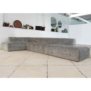 Milano sofa 'specchio light grey'