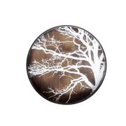 White Tree Driftwood Tray - ø 61 x 4 cm