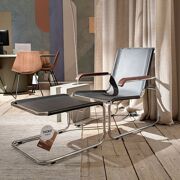 Thonet S35 lounge + footstool (outlet)