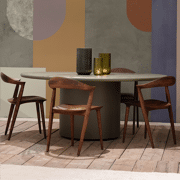 TST gecementeerde tafel groen (outlet)