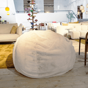 Vetsak beanbag faux fur beige (outlet)