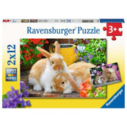 Puzzel Knuffeltijd 2 x 12 stuks - RAV 051441