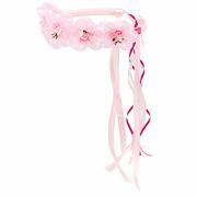 Diadeem met sierlint Claire, lichtroze - Souza 103402
