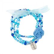 Souza Armbandje Carli blauw, volledig elastisch