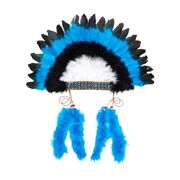 Macahee Indianen hoofdtooi blauw - Souza 105181