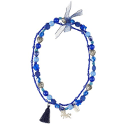 Ketting Trish Eenhoorn blauw - Souza 105279