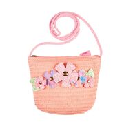 Roze Tas Vivian met bloemen - Souza 106262